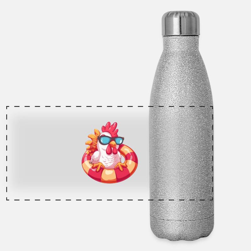 Hahn Comic Cool Panorama Glitzer Isolierflasche 500 ml