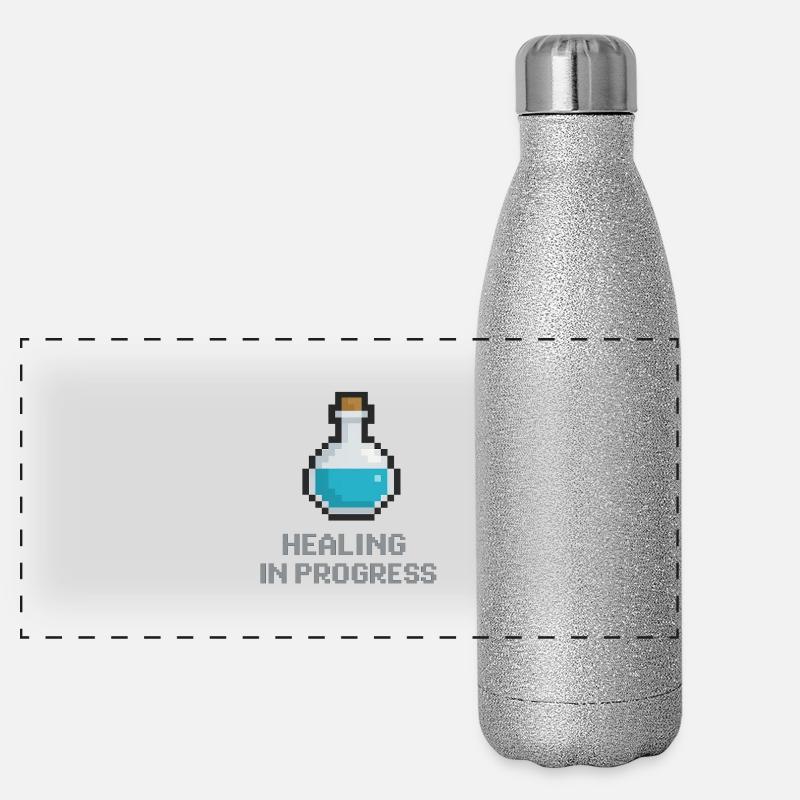 Panorama Glitzer Isolierflasche 500 ml