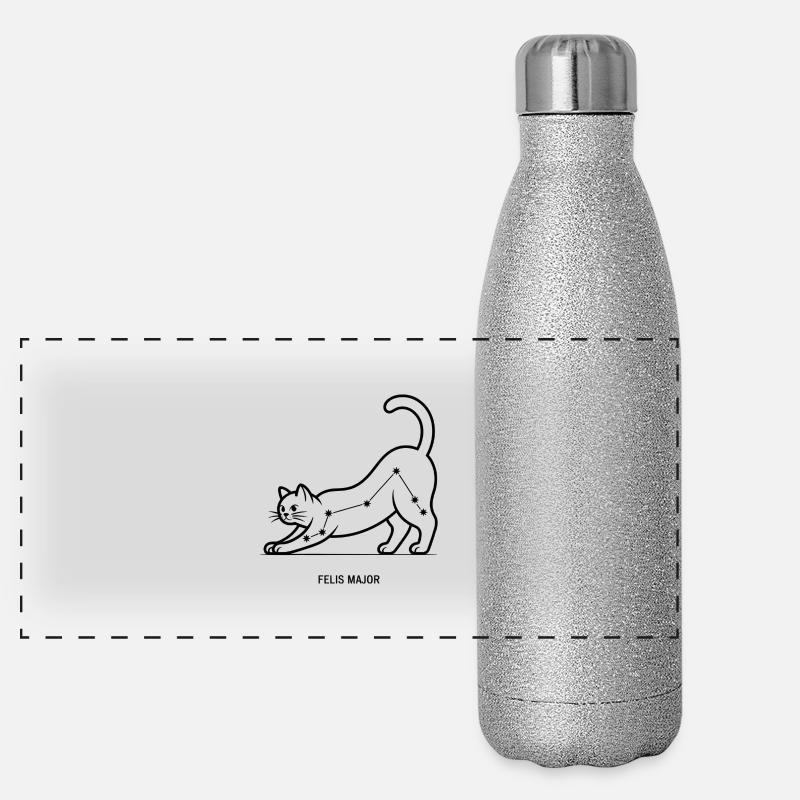 Felis Major Panorama Glitzer Isolierflasche 500 ml