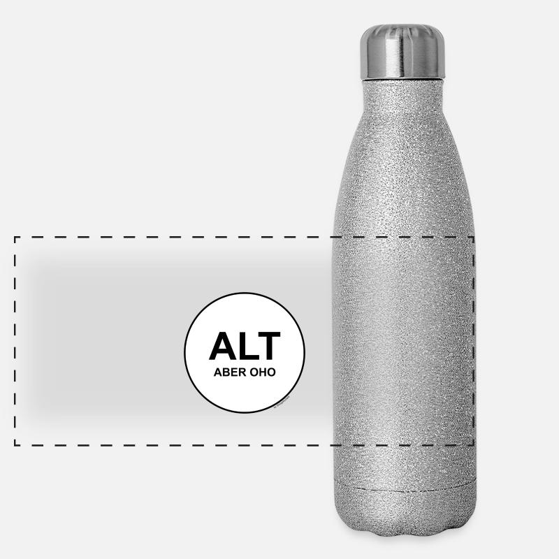 alt aber oho Panorama Glitzer Isolierflasche 500 ml