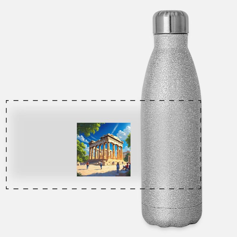 Parthénon Gourde isotherme panoramique pailletée 500 ml