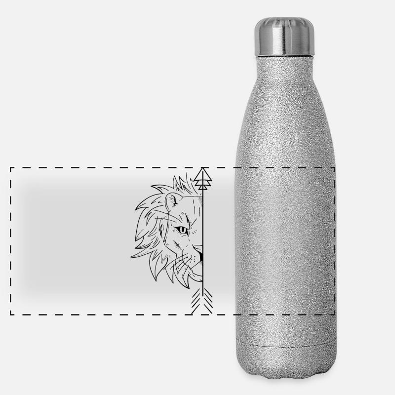 Lion Boyfriends 1/2 Panoramic Glitter Thermal Bottle 500 ml