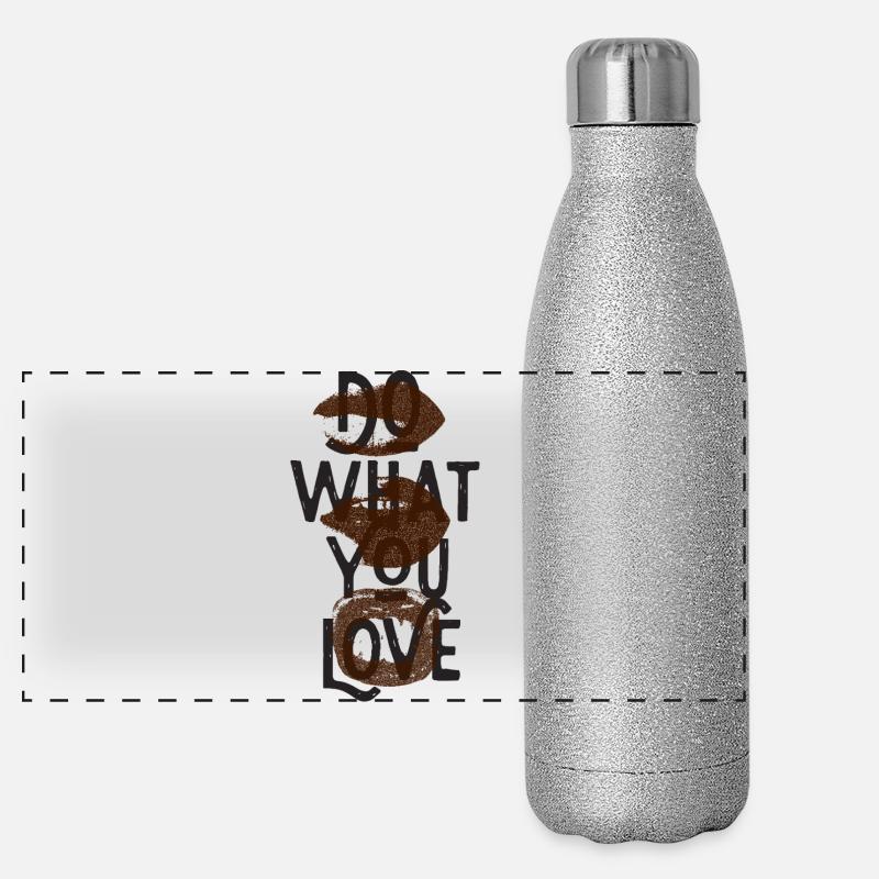 Fais ce que tu aimes - T-shirt Gourde isotherme panoramique pailletée 500 ml