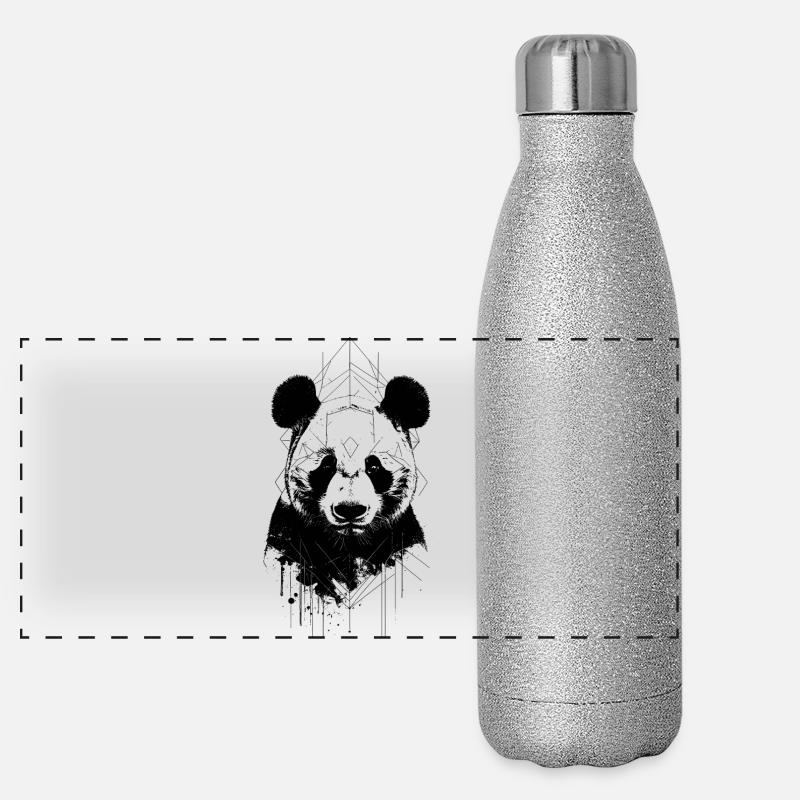 Panda Panoramic Glitter Thermal Bottle 500 ml