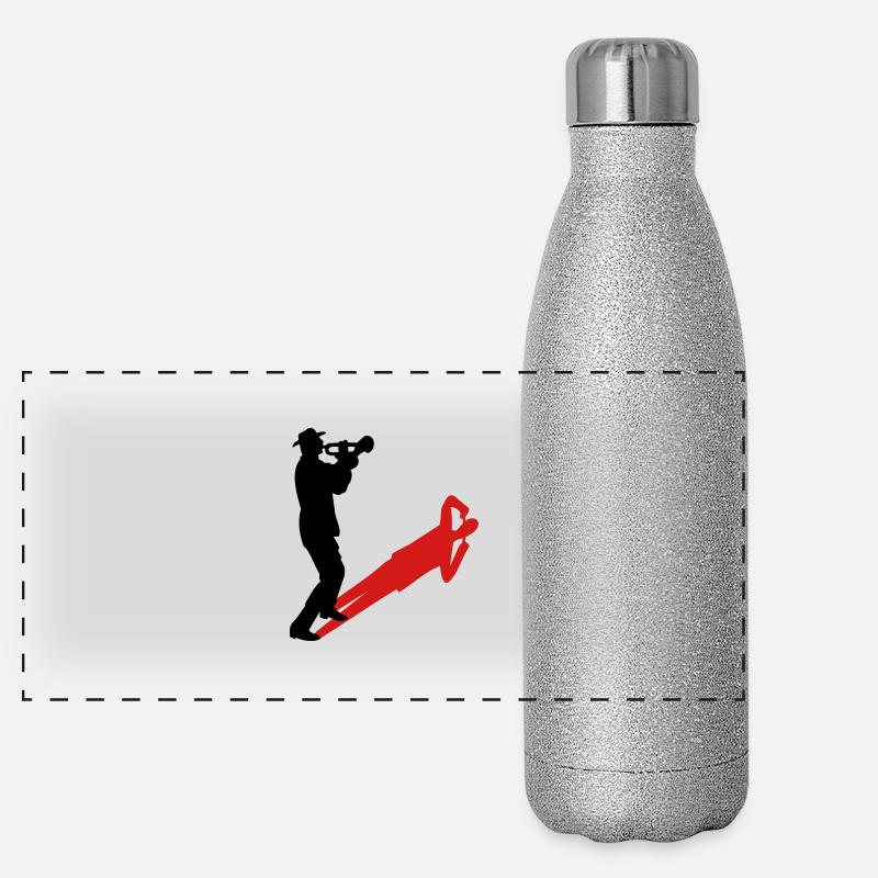 trumpet Panorama Glitzer Isolierflasche 500 ml