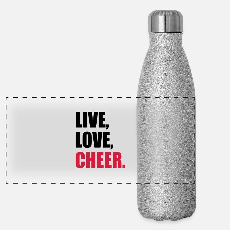 Cheerleader Panorama Glitzer Isolierflasche 500 ml