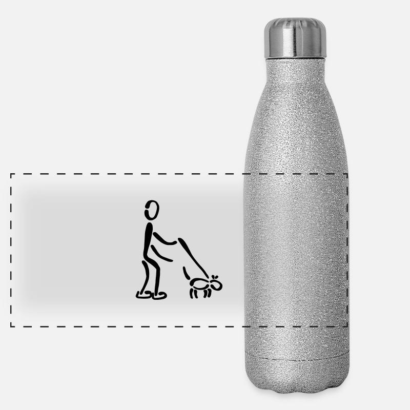Walkies dog Panoramic Glitter Thermal Bottle 500 ml