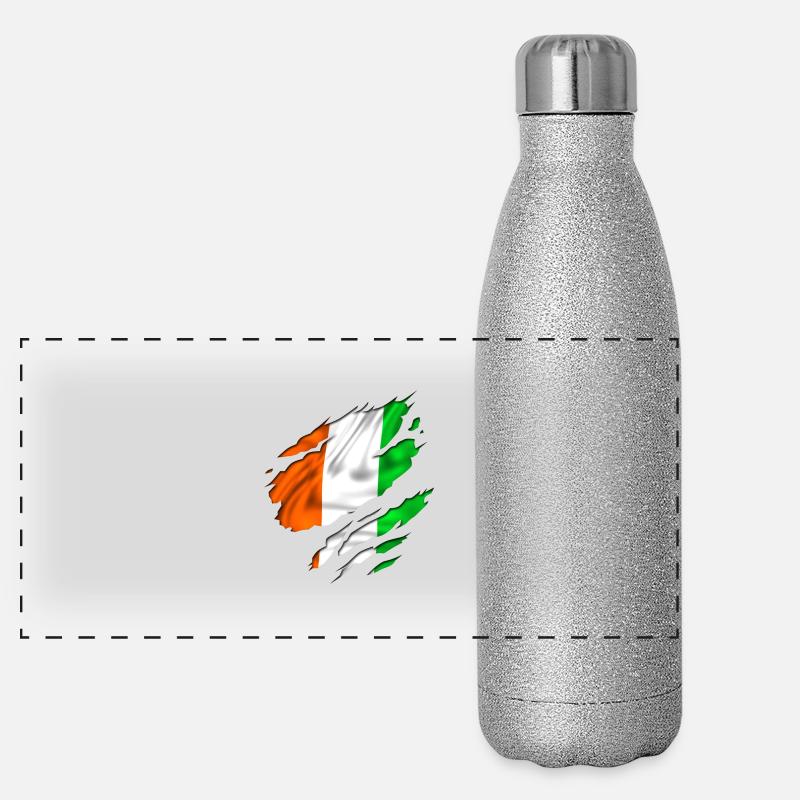 ireland irlandais irlande Gourde isotherme panoramique pailletée 500 ml