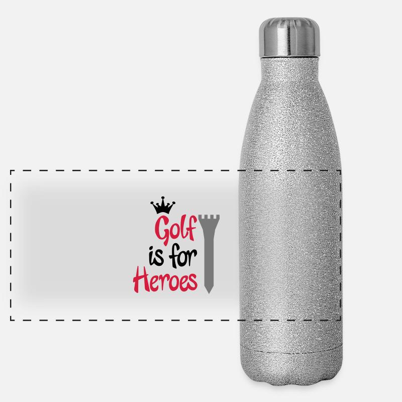 golf Panoramic Glitter Thermal Bottle 500 ml