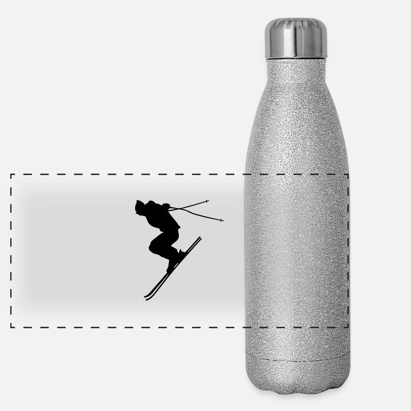 ski Panoramic Glitter Thermal Bottle 500 ml