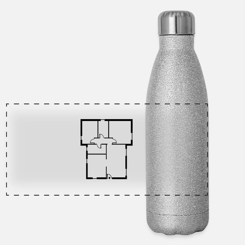 planimétrie appartement Gourde isotherme panoramique pailletée 500 ml