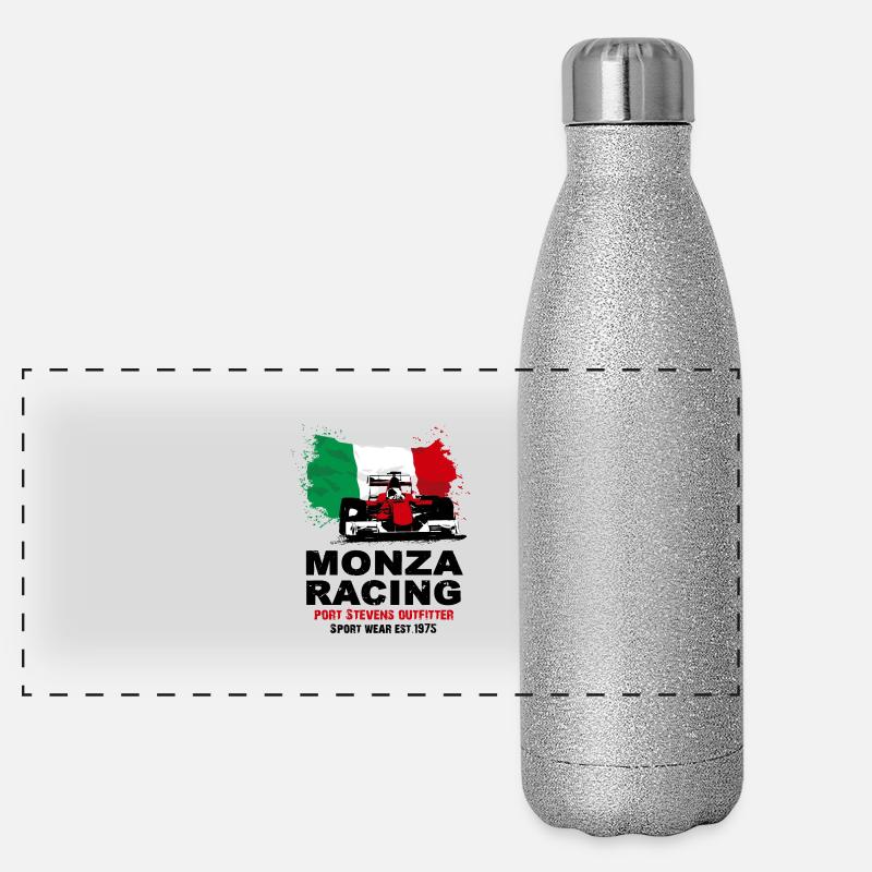 Formula One - Italy Flag Panorama Glitzer Isolierflasche 500 ml
