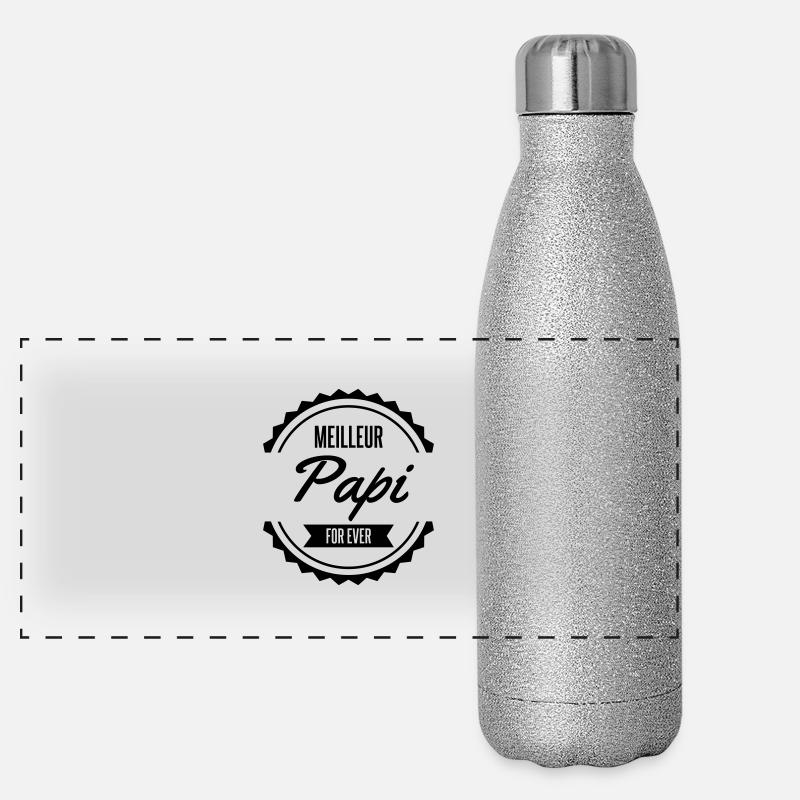 meilleur papi Gourde isotherme panoramique pailletée 500 ml