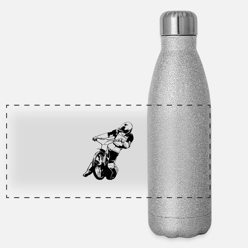 Speedway Racing Panoramic Glitter Thermal Bottle 500 ml