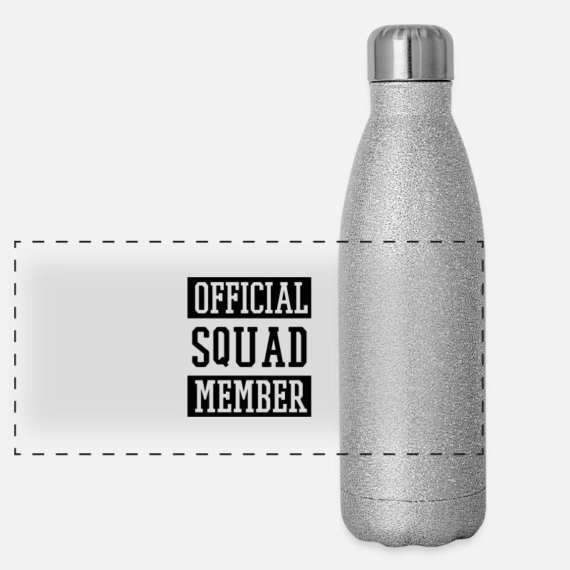Squad Member Panorama Glitzer Isolierflasche 500 ml