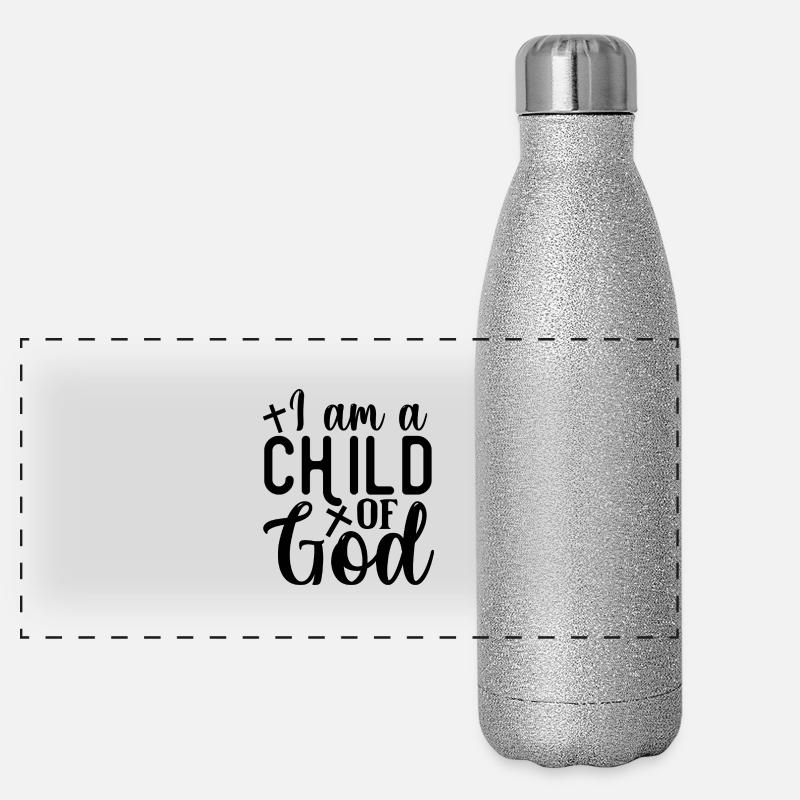 Kind Gottes Panorama Glitzer Isolierflasche 500 ml