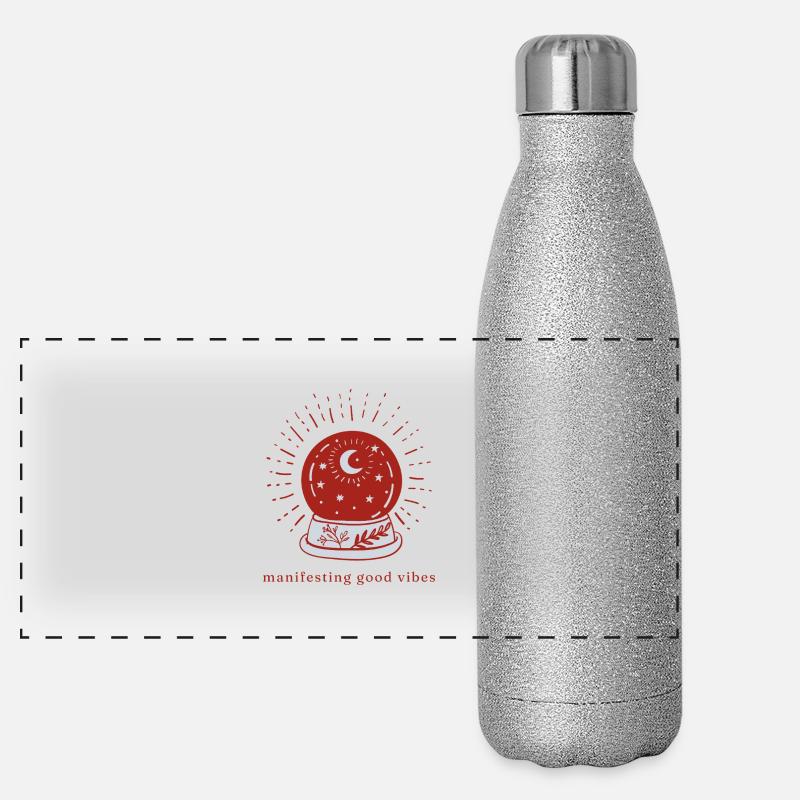 Manifesting – Crystal Ball Energy Panorama Glitzer Isolierflasche 500 ml