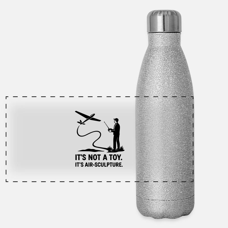 0005 air sculpture Panoramic Glitter Thermal Bottle 500 ml