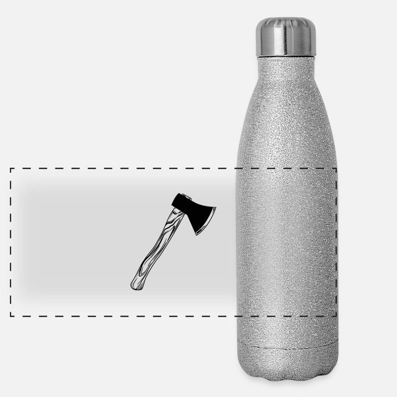 hache Gourde isotherme panoramique pailletée 500 ml