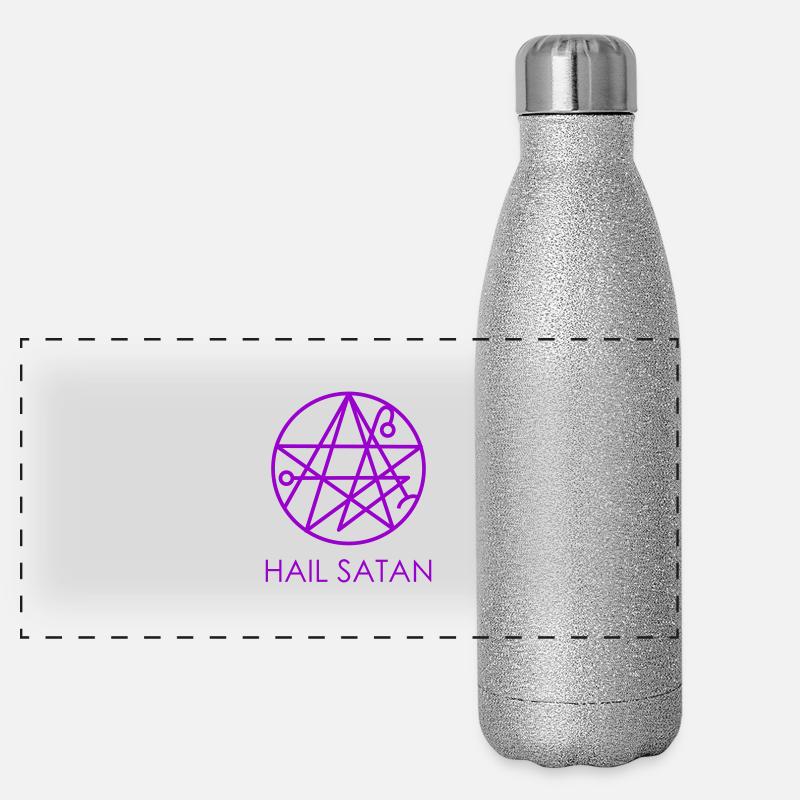 Hail Satan! Panoramic Glitter Thermal Bottle 500 ml