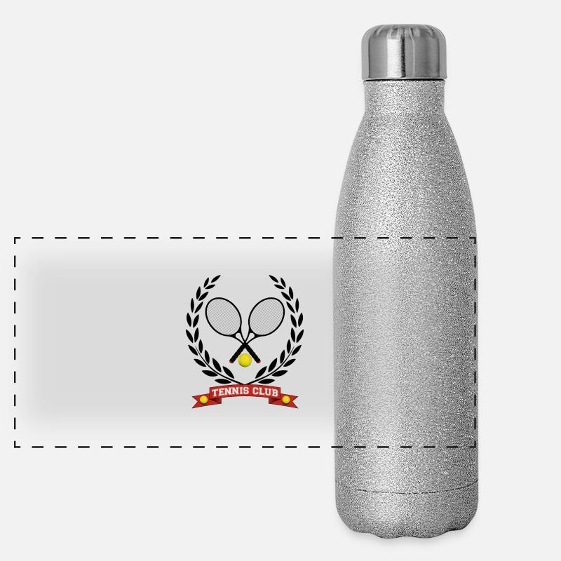 tennis Panoramic Glitter Thermal Bottle 500 ml