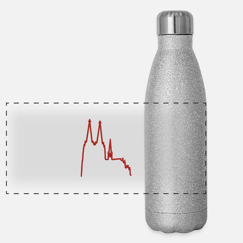 Kölner Dom Panorama Glitzer Isolierflasche 500 ml