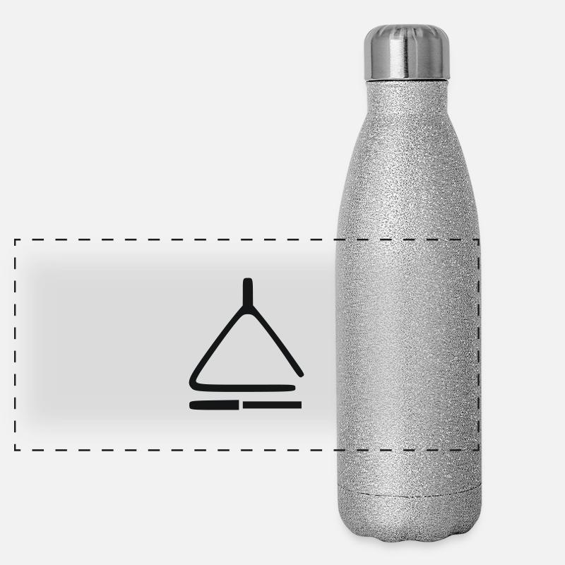 Triangle Gourde isotherme panoramique pailletée 500 ml