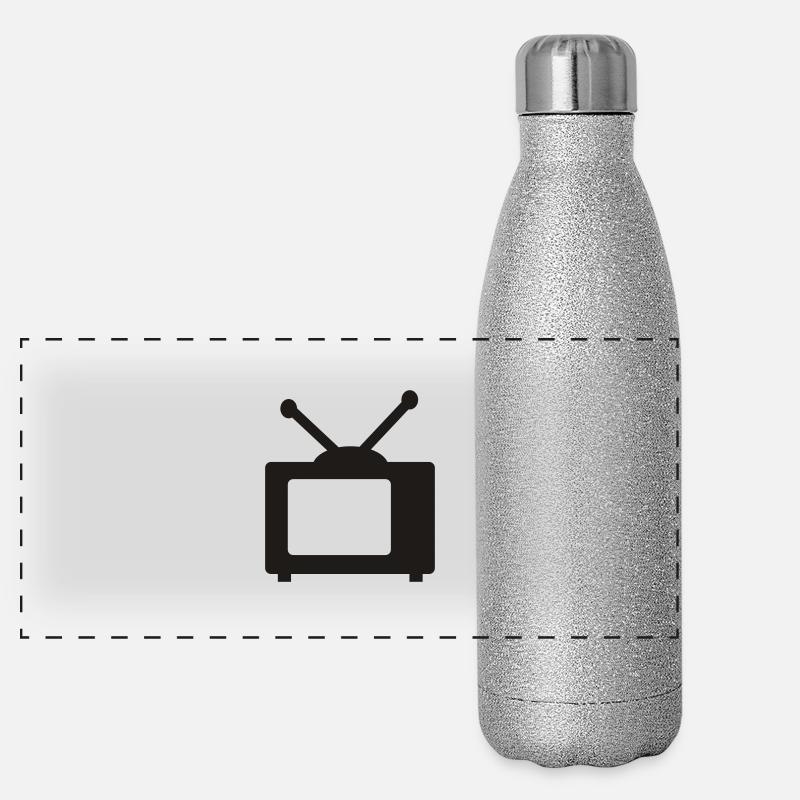 fernseh Panorama Glitzer Isolierflasche 500 ml