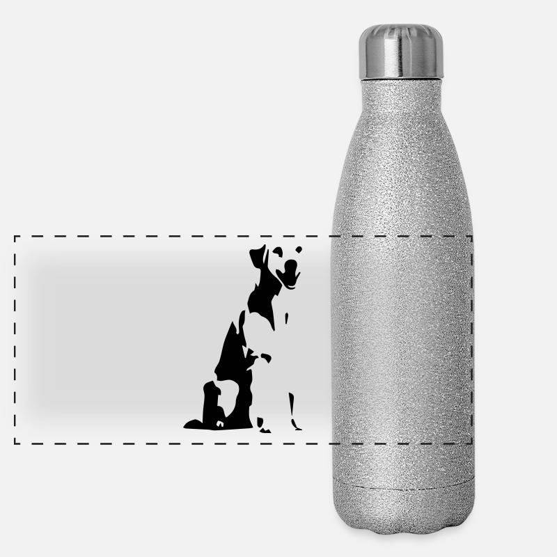 chien Gourde isotherme panoramique pailletée 500 ml