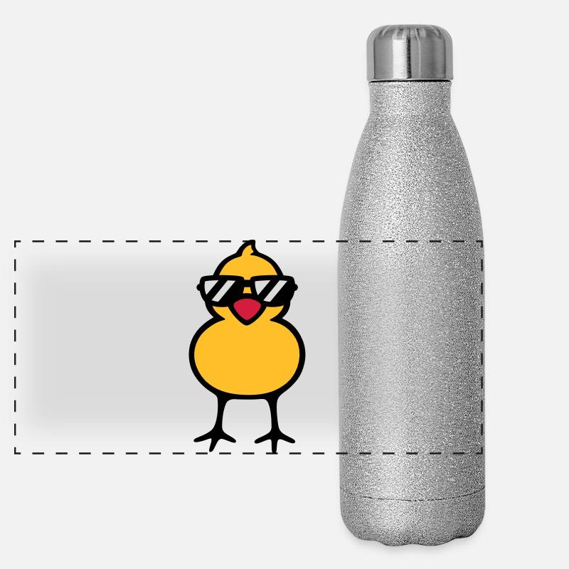 cool chick (rd) Gourde isotherme panoramique pailletée 500 ml