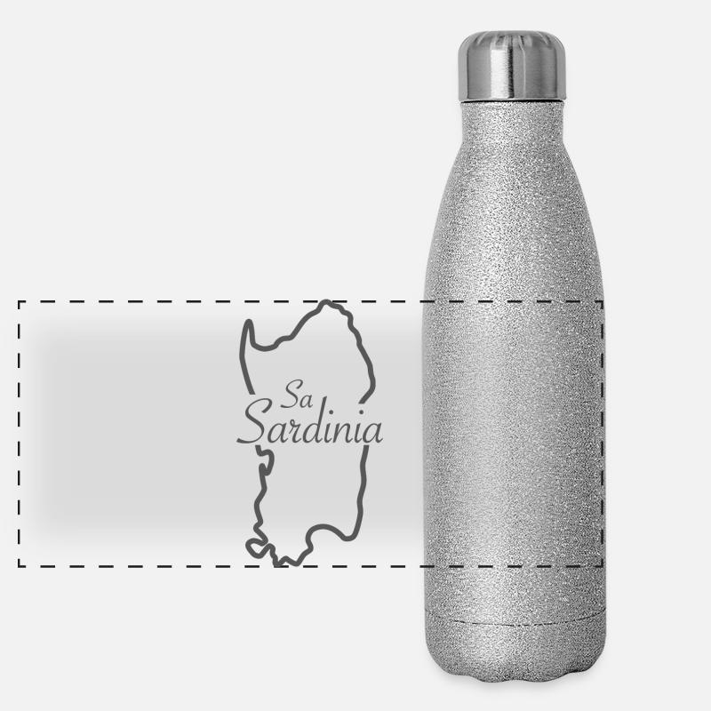 Sardinia Panoramic Glitter Thermal Bottle 500 ml