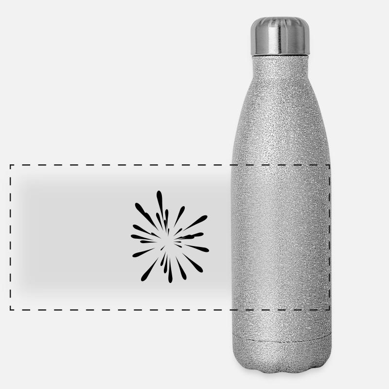 eclat spot painting Panoramic Glitter Thermal Bottle 500 ml