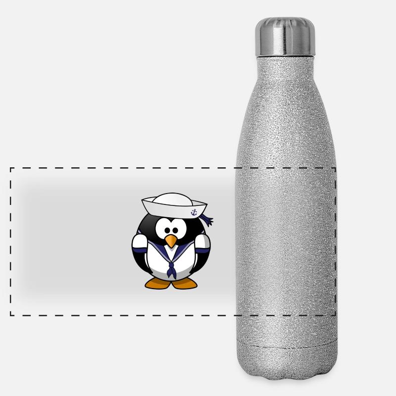 marin Penguin Gourde isotherme panoramique pailletée 500 ml