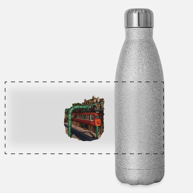 Kaiserwagen-TShirt Panorama Glitzer Isolierflasche 500 ml