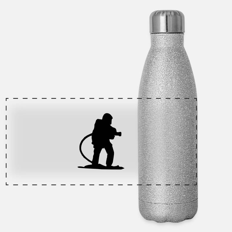 Pompier attaque Gourde isotherme panoramique pailletée 500 ml