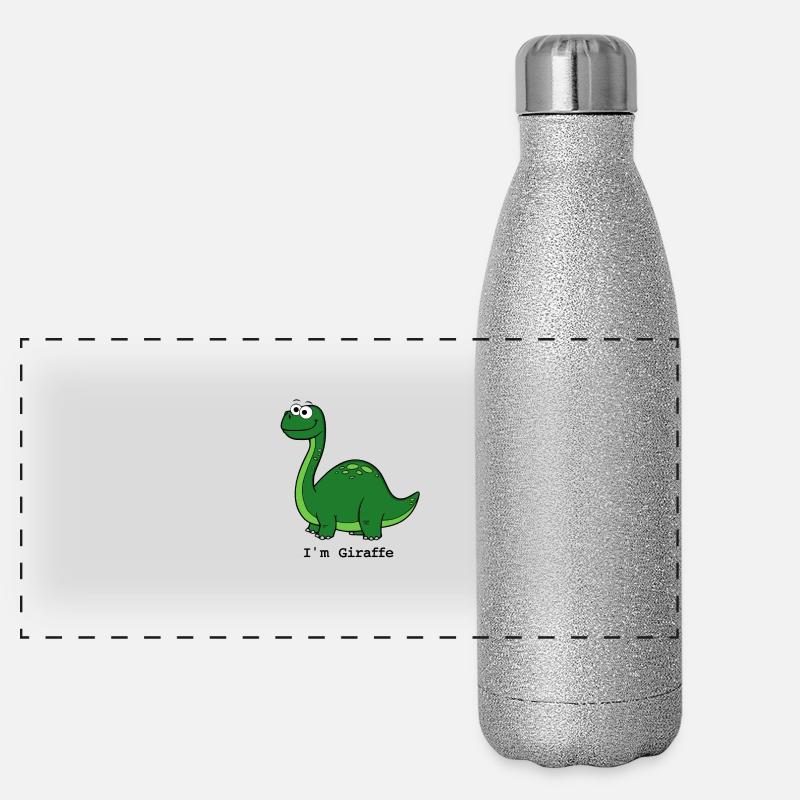 I'm Giraffe Gourde isotherme panoramique pailletée 500 ml