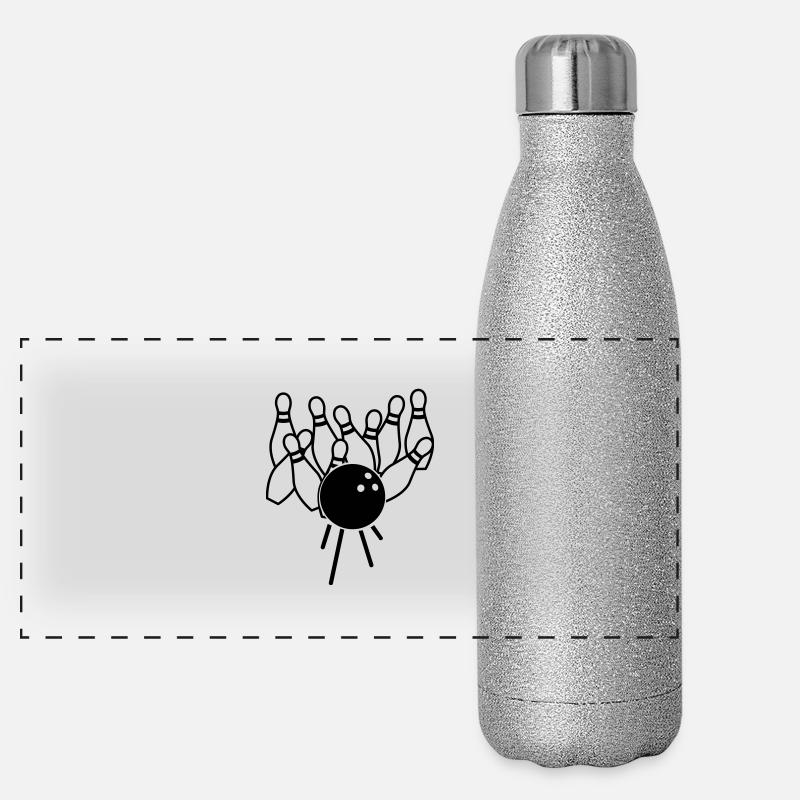 bowling_1___f1 Panoramic Glitter Thermal Bottle 500 ml