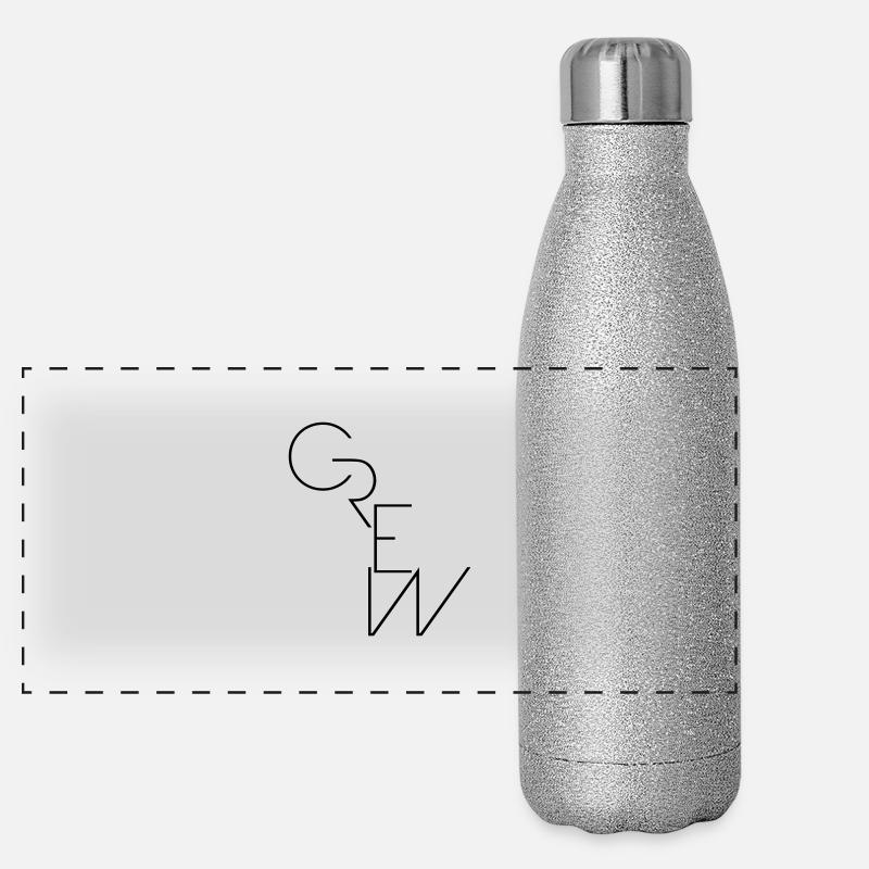 Équipage Gourde isotherme panoramique pailletée 500 ml