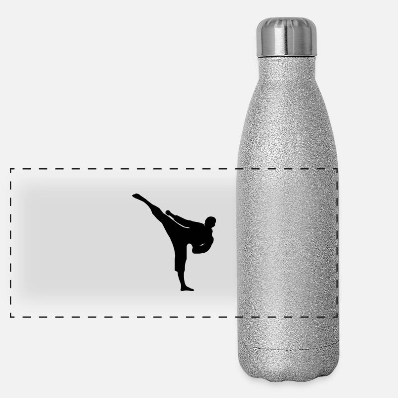 karate Gourde isotherme panoramique pailletée 500 ml