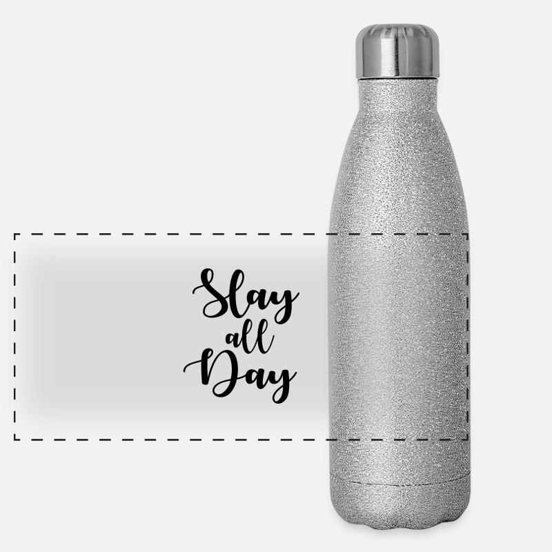 Slay all day Panoramic Glitter Thermal Bottle 500 ml