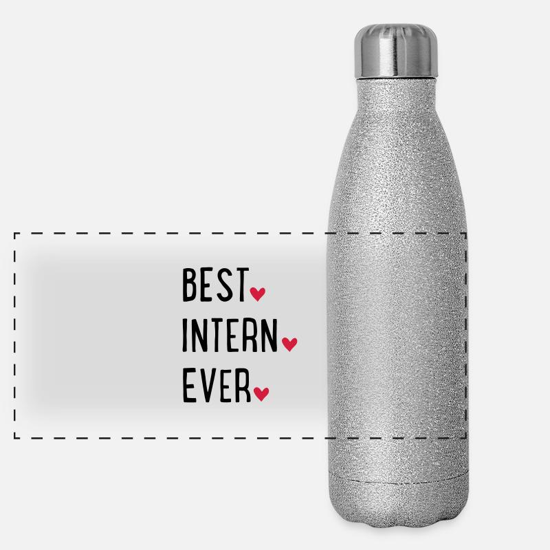 Praktikant Panorama Glitzer Isolierflasche 500 ml