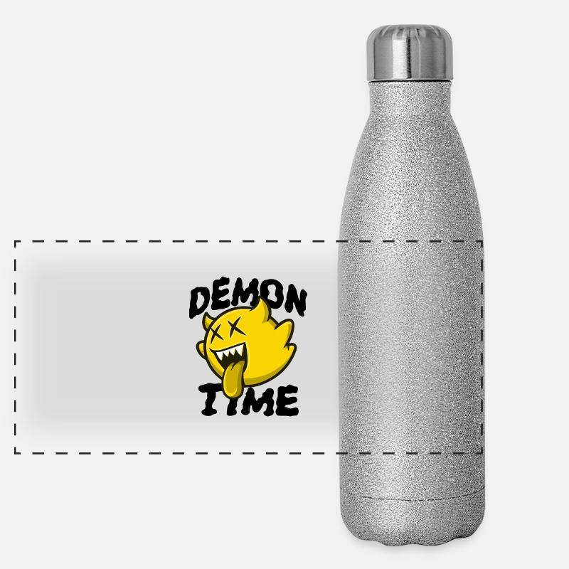 Le Temps du Démon - Fantôme Jaune Gourde isotherme panoramique pailletée 500 ml