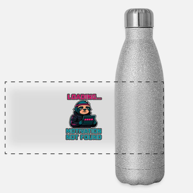 Chargement... Motivation introuvable Gourde isotherme panoramique pailletée 500 ml
