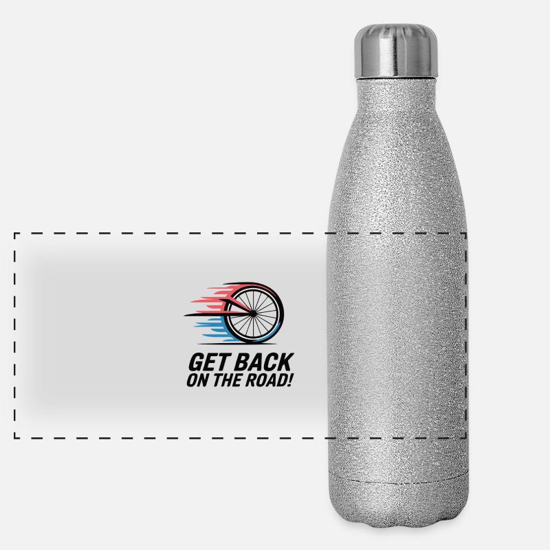 BICYCLE WHEELS Panoramic Glitter Thermal Bottle 500 ml