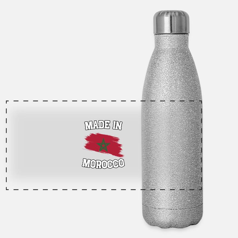 Fabriqué au Maroc Gourde isotherme panoramique pailletée 500 ml