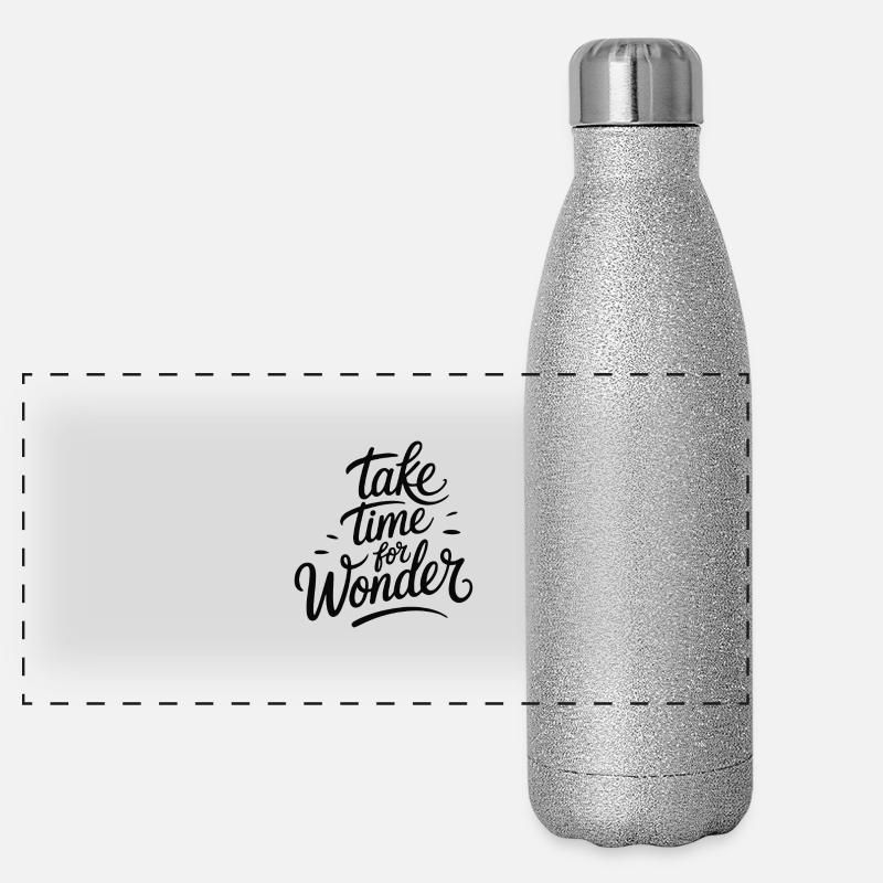 ZEIT BRAUCHEN Panorama Glitzer Isolierflasche 500 ml