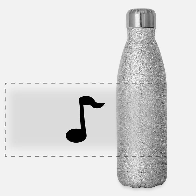 Note Gourde isotherme panoramique pailletée 500 ml