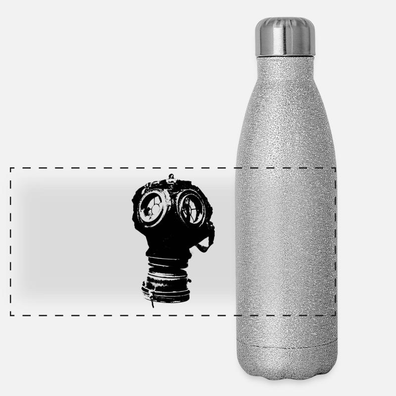 Masque à gaz Gourde isotherme panoramique pailletée 500 ml