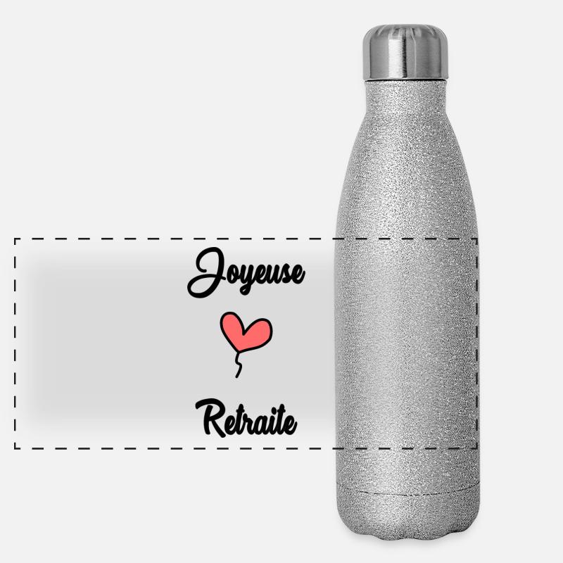 RETIREMENT Panoramic Glitter Thermal Bottle 500 ml