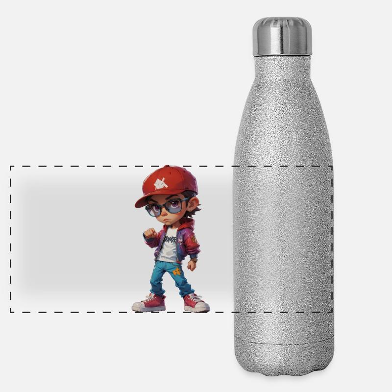 Adolescent branché cool Gourde isotherme panoramique pailletée 500 ml
